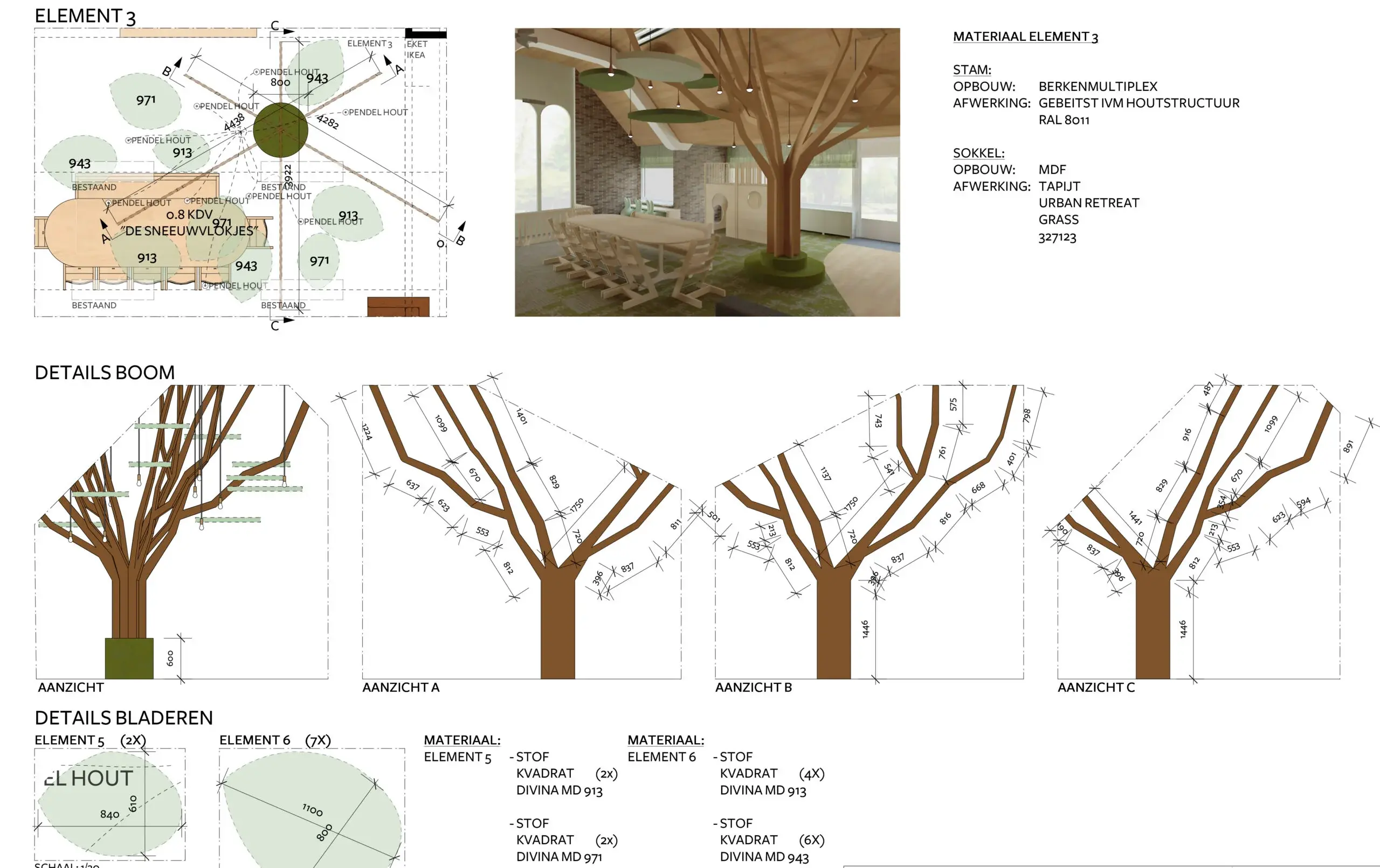 Kinderdagverblijf ontwerp interieur